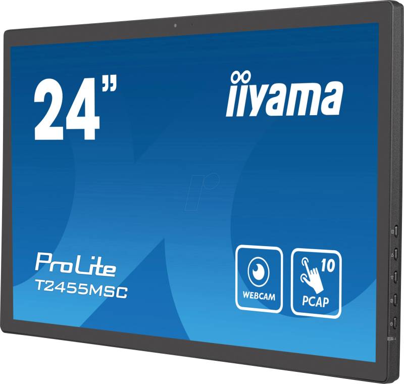 IIY T2455MSCB1 - 60,5cm Touchmonitor, 10 Punkt, Lautsprecher von Iiyama