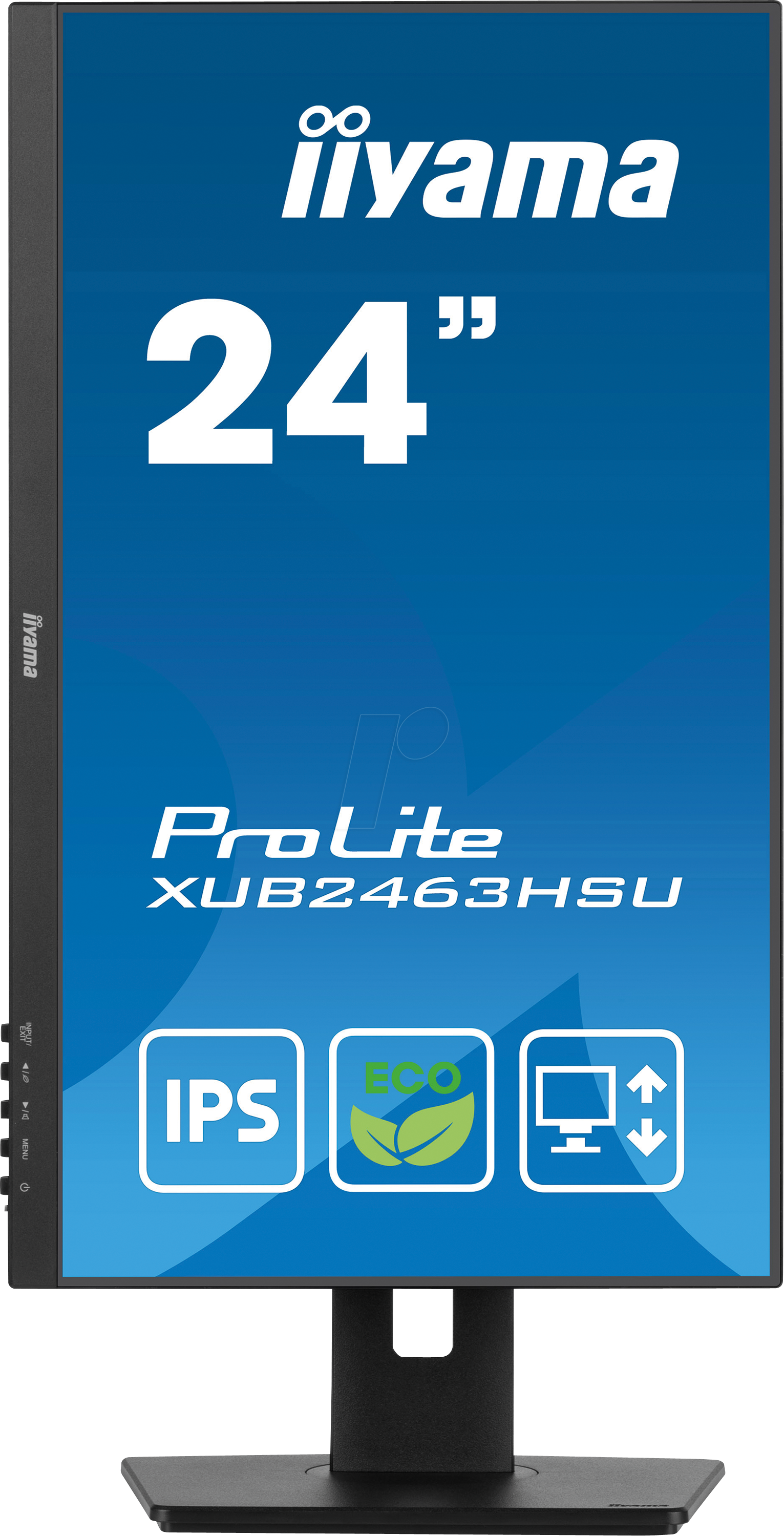 IIY XUB2463HSUB1 - 61cm Monitor, 1080p, USB, Pivot, EEK B von Iiyama