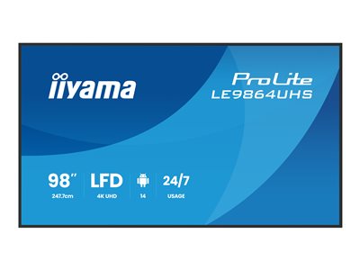 IIYAMA 247.7cm(97,5) LE9864UHS-B1AG 16:9 2xHDMI+USB-C (Speditionsversand) von Iiyama
