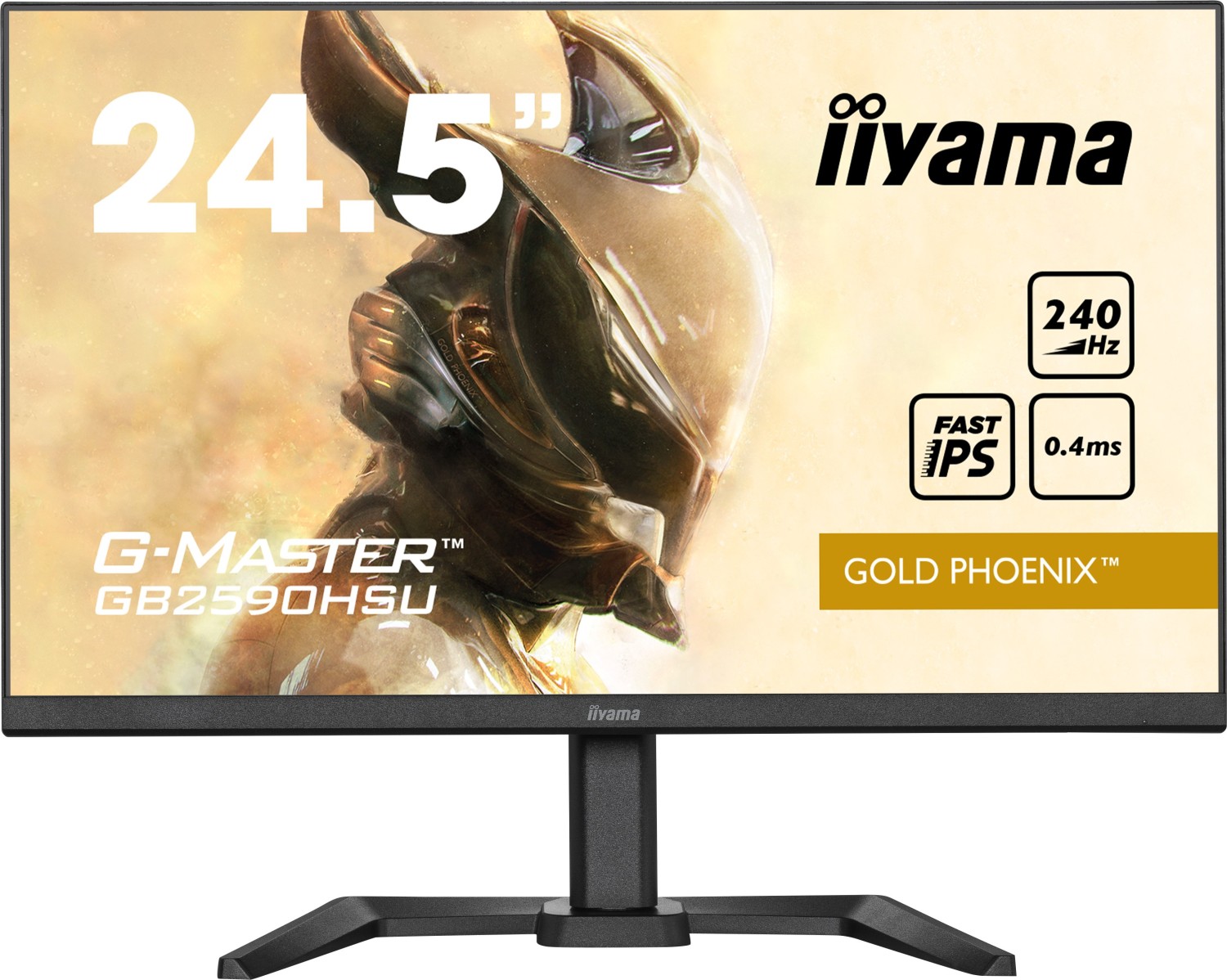 IIYAMA GB2590HSU-B5 62,23cm 24.5 ETE Fast IPS Gaming G-Master Gold Phoenix FreeSync Premium 1920x1080 [Energieklasse E] (GB2590HSU-B5) von Iiyama