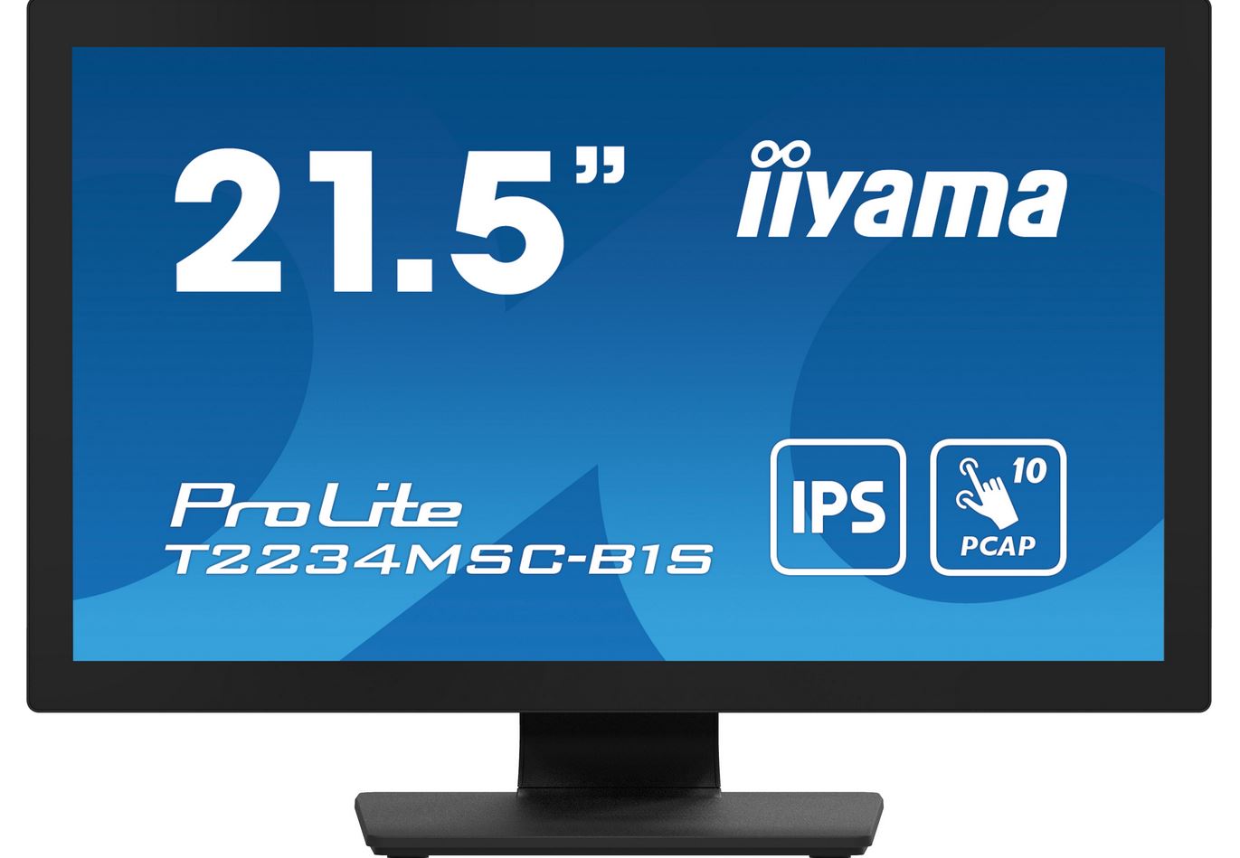 IIYAMA T2234MSC-B1S 54,61cm 21.5 PCAP Bezel Free Front Speakers 10P Touch with Anti-Finger print coating IPS Panel 1920x1080 [Energieklasse E] (T2234MSC-B1S) von Iiyama
