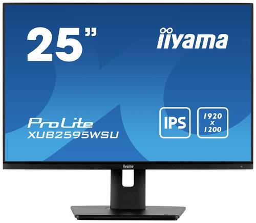 Iiyama 25  ETE IPS-panel LED-Monitor EEK F (A - G) 63.5cm (25 Zoll) 1920 x 1200 Pixel 16:10 4 ms H von Iiyama