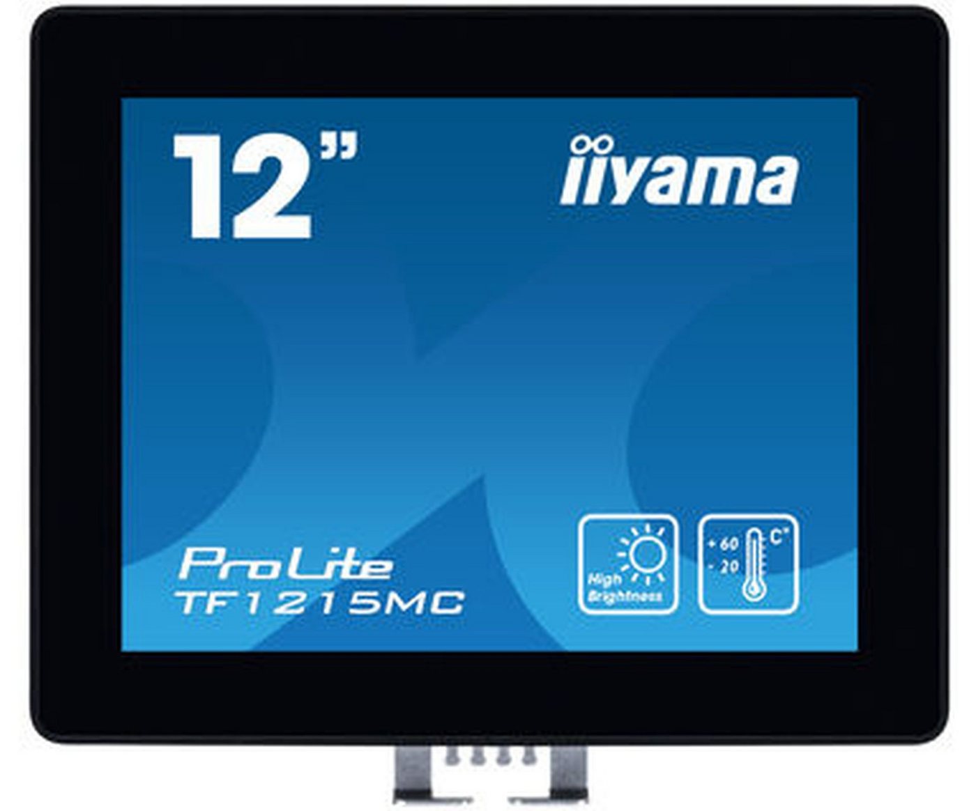 Iiyama 31cm (12,1) TF1215MC-B1 4:3 M-Touch HDMI+DP+V TFT-Monitor (1024 x 768 px, 25 ms Reaktionszeit, IPS, Touchscreen, HDCP) von Iiyama