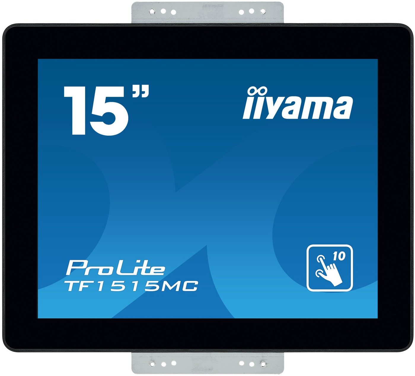 Iiyama 38.0cm (15) TF1515MC-B2 4:3 M-Touch HDMI+DP TFT-Monitor (1024 x 768 px, XGA, 8 ms Reaktionszeit, Touchscreen, Eingebautes Mikrofon, HDCP) von Iiyama