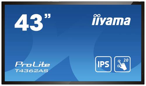 Iiyama All-In-One Interactive ProLite T4362AS-B1 Digital Signage Display 109cm 43 Zoll 3840 x 2160 P von Iiyama