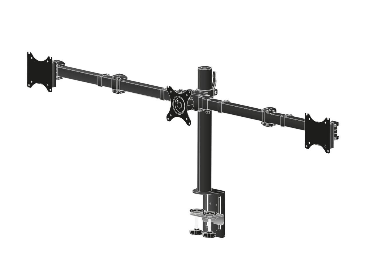 Iiyama Aufstellung DS1003C-B1 einstellbarer Arm für 3 Monitore (10"-27") von Iiyama