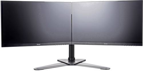 Iiyama DS1002D-B1 2fach Monitor-Tischhalterung Schwarz Neigbar von Iiyama