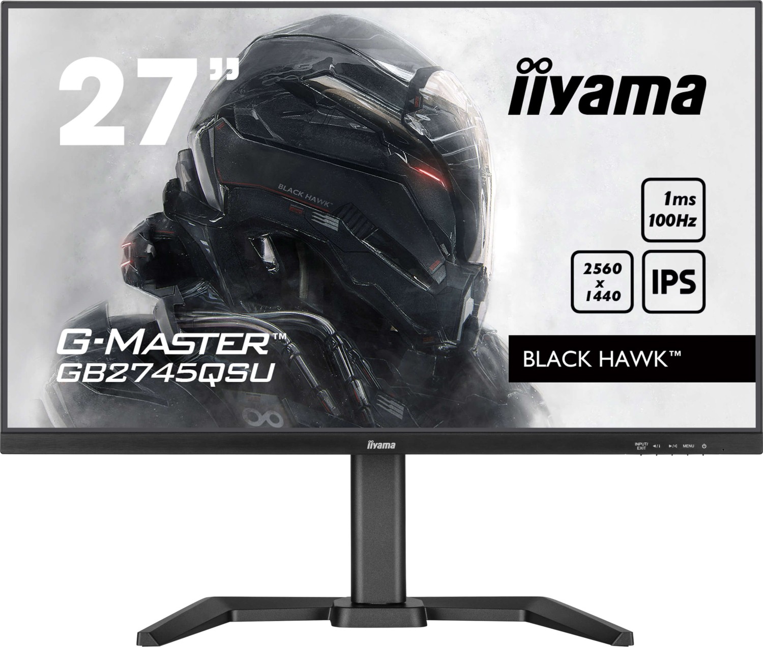 Iiyama G-MASTER Black Hawk GB2745QSU-B2 - LED-Monitor - Gaming - 68.6 cm (27) [Energieklasse E] (GB2745QSU-B2) von Iiyama
