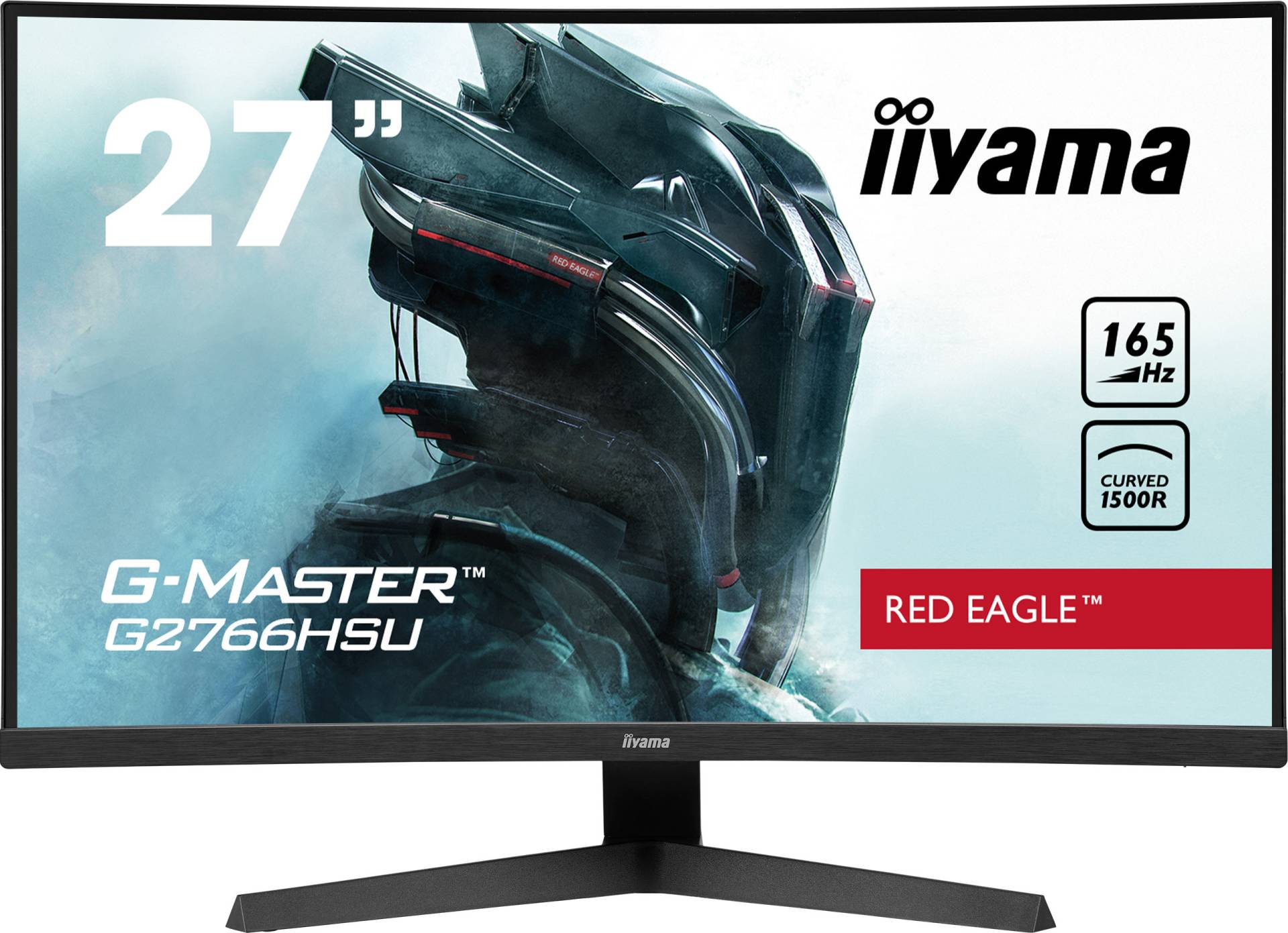 Iiyama G-Master G2766HSU-B1 Gaming Monitor - 69 cm (27 Zoll), Curved 1500R, 165 Hz von Iiyama