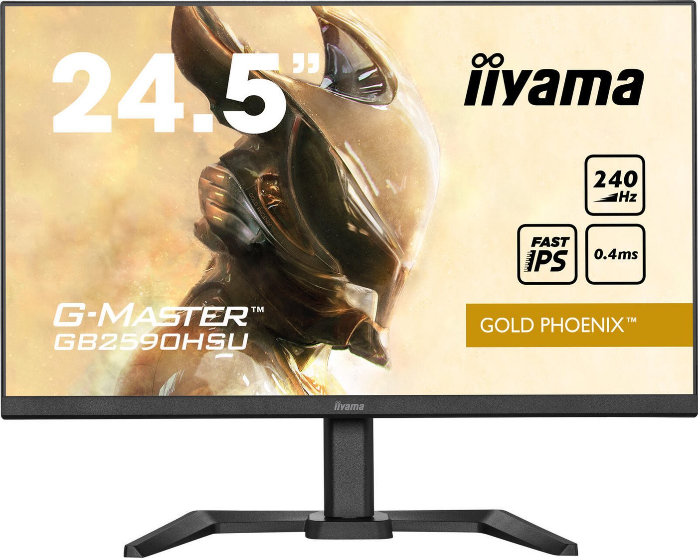 Iiyama G-Master GB2590HSU Gold Phoenix Gaming-LED-Monitor (1.920 x 1.080 Full HD, 1 ms Reaktionszeit, 240 Hz, IPS Panel) von Iiyama
