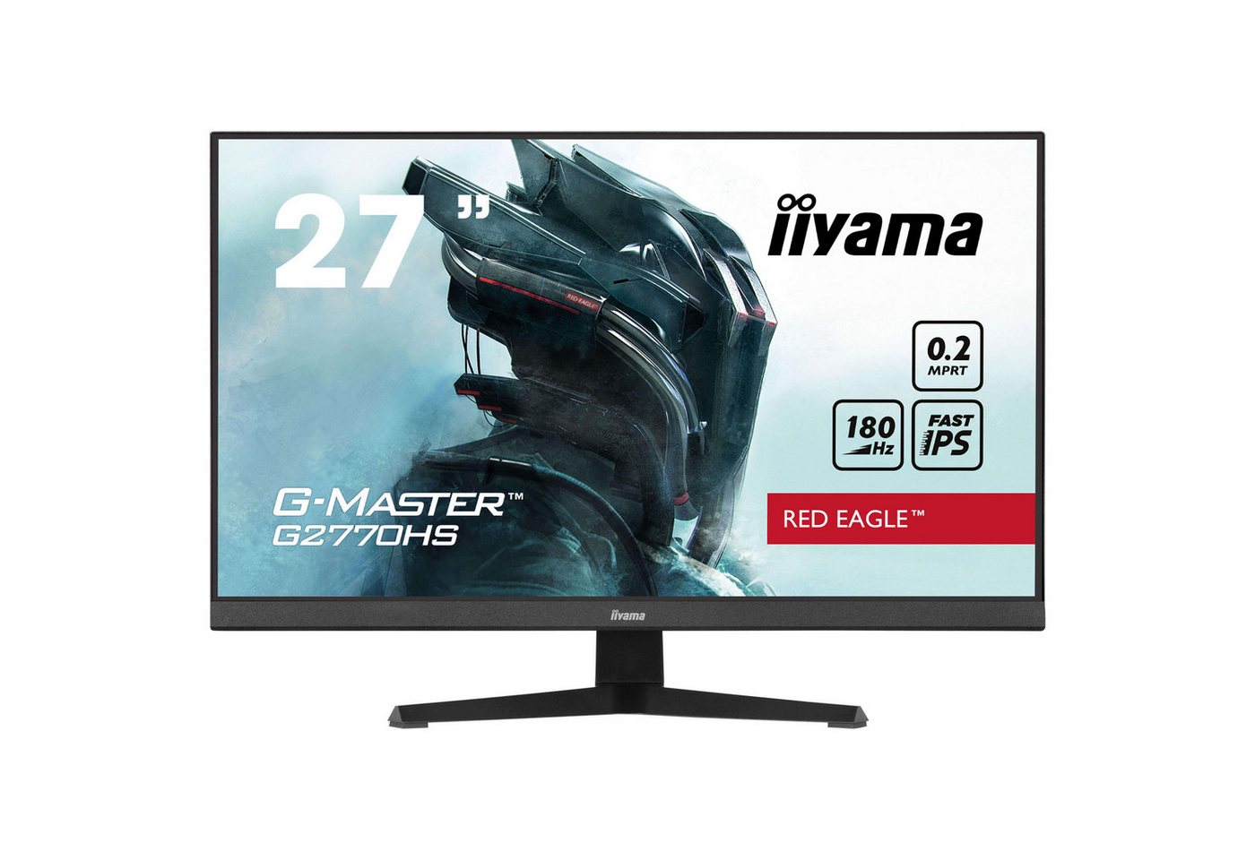 Iiyama G2770HS-B1 LCD-Monitor (Scharfe und farbtreue Darstellung durch IPS-Panel) von Iiyama