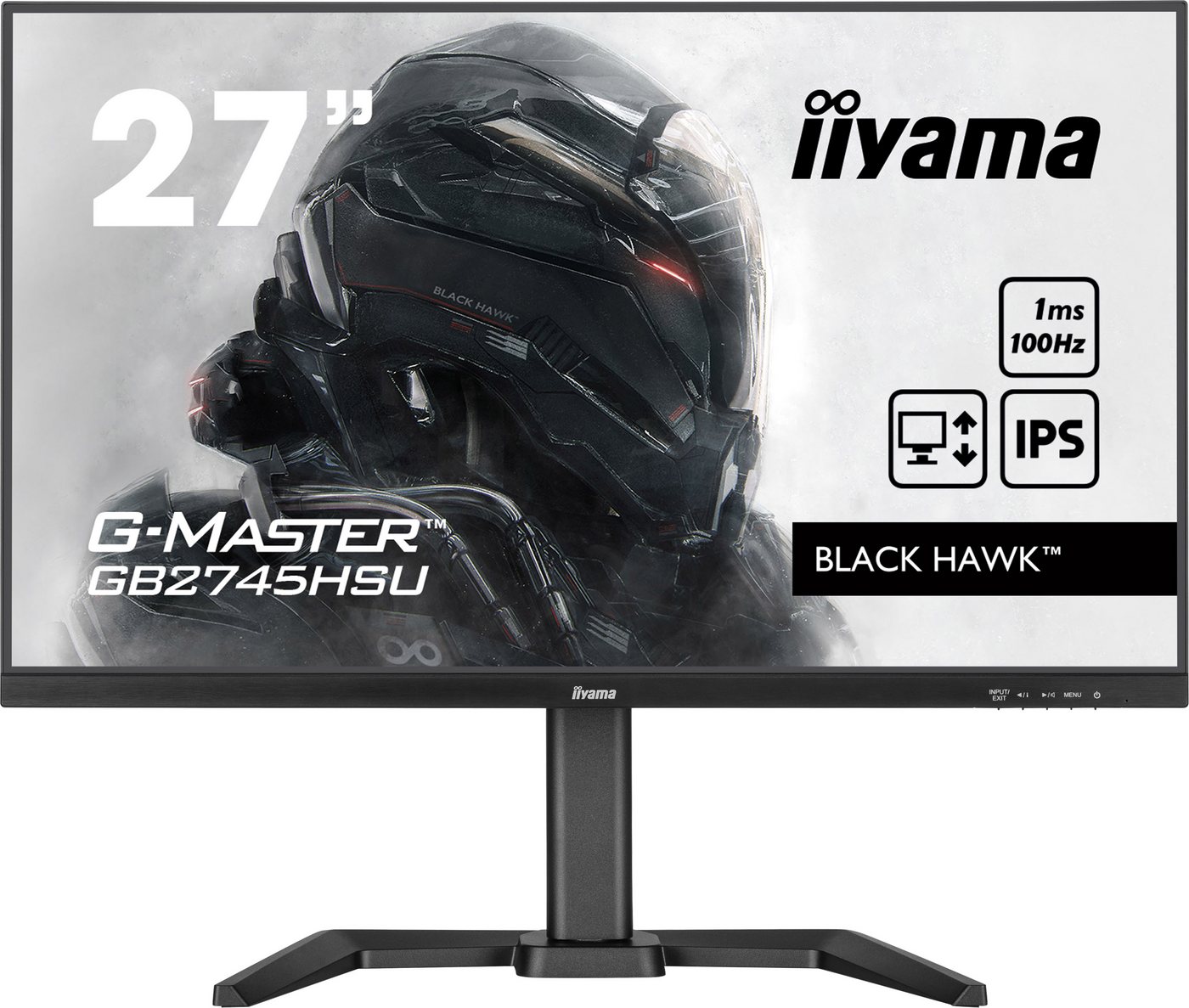 Iiyama GB2745HSU-B1 Gaming-Monitor (68,6 cm/27 , 1920 x 1080 px, Full HD, 1 ms Reaktionszeit, 100 Hz, IPS)" von Iiyama
