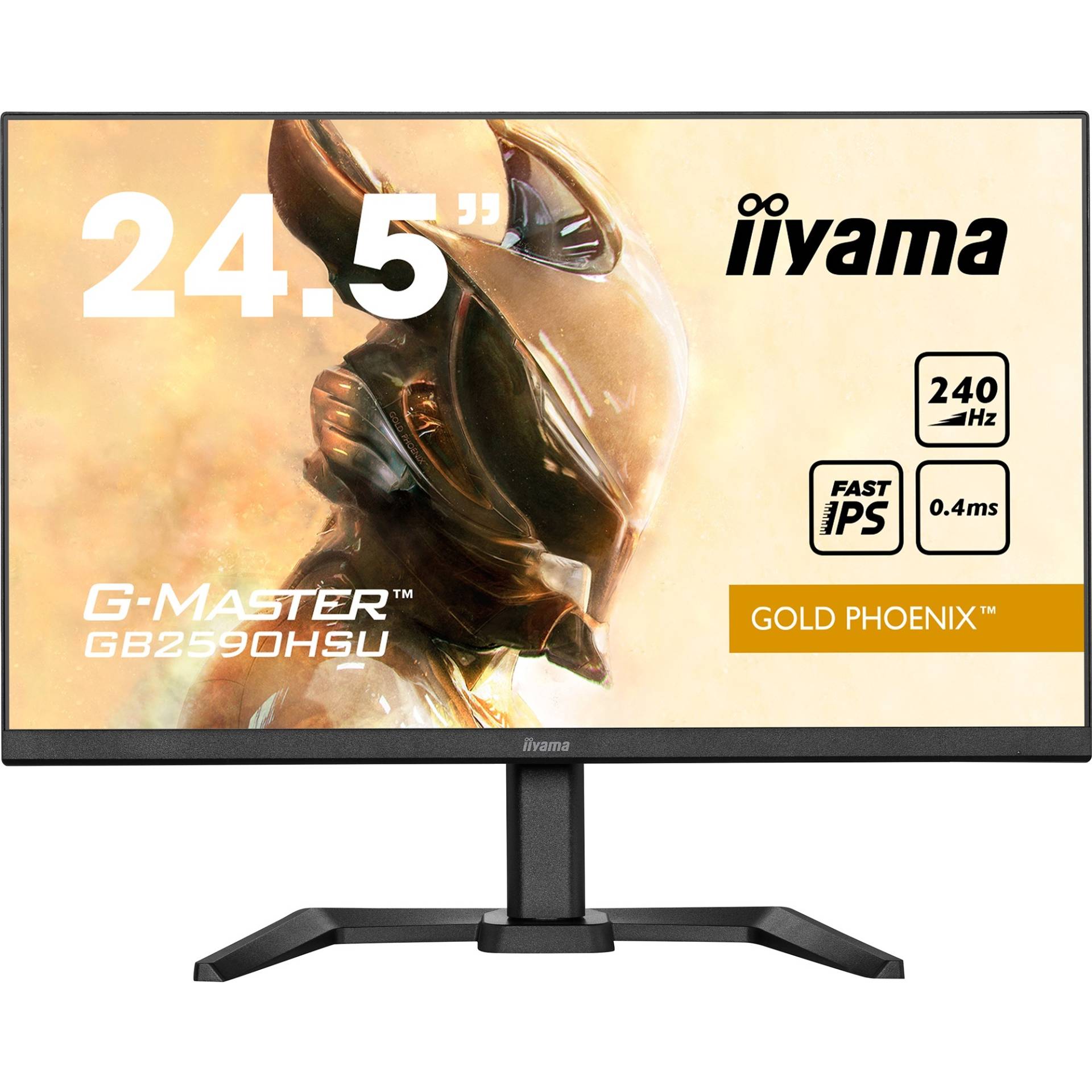 Iiyama Gold Phoenix G-Master GB2790QSU-B5 Gaming-Monitor - 69 cm (27 ), schwarz (matt), QHD, AMD Free-Sync Premium, 240 Hz, 240Hz Panel [Energieklasse F] (GB2790QSU-B5) von Iiyama