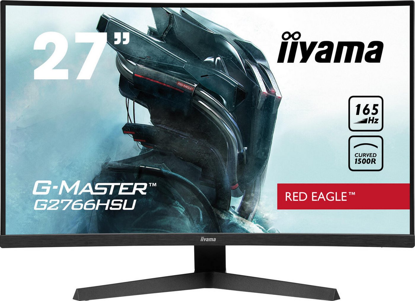 Iiyama Iiyama G-MASTER G2766HSU-B1 Gaming-LED-Monitor (1.920 x 1.080 Full HD, 1 ms Reaktionszeit, IPS Panel) von Iiyama