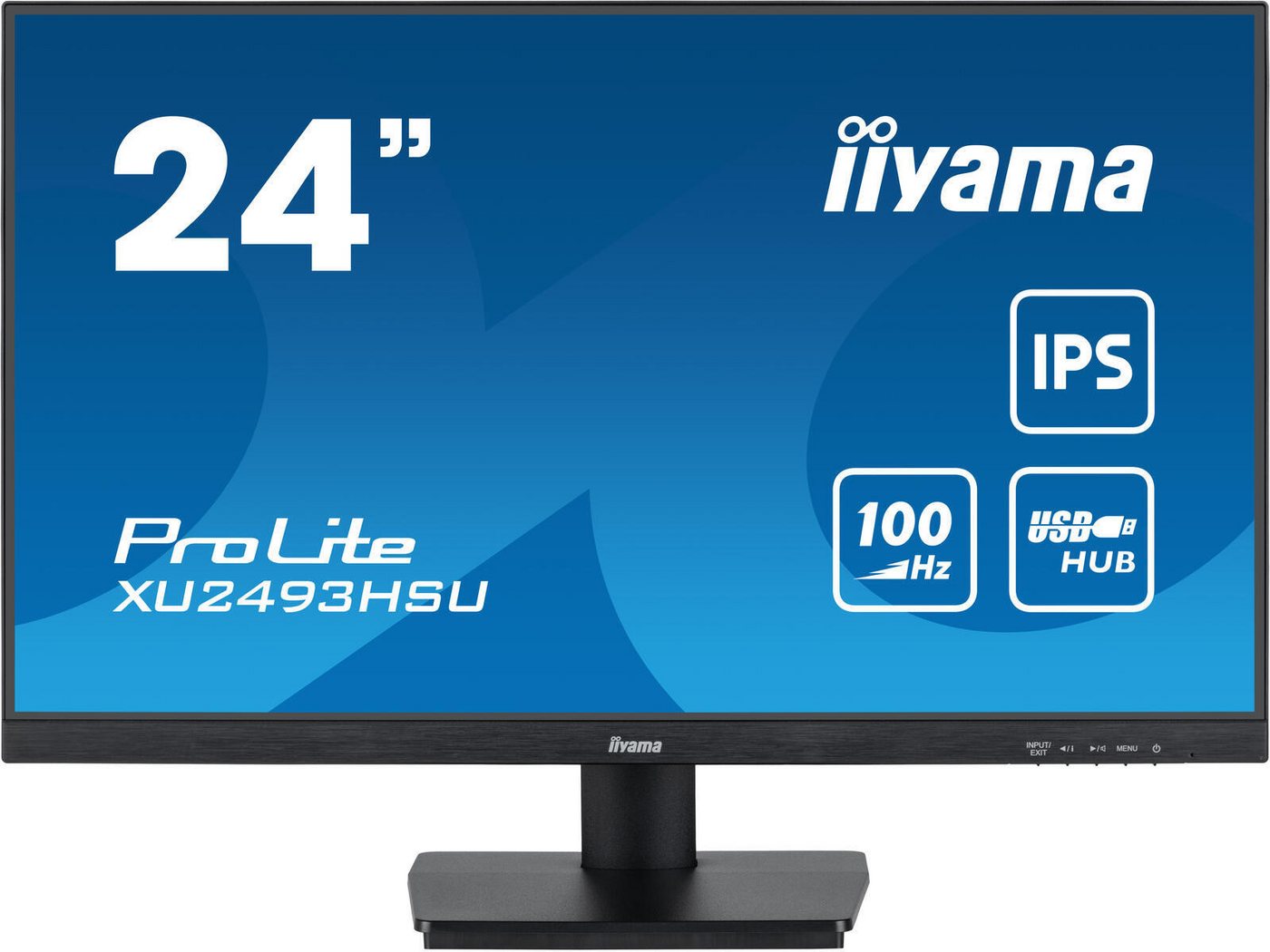 Iiyama Iiyama PROLITE XU2493HSU-B7 TFT-Monitor (1.920 x 1.080 Full HD, 1 ms Reaktionszeit, 100 Hz, IPS Panel) von Iiyama