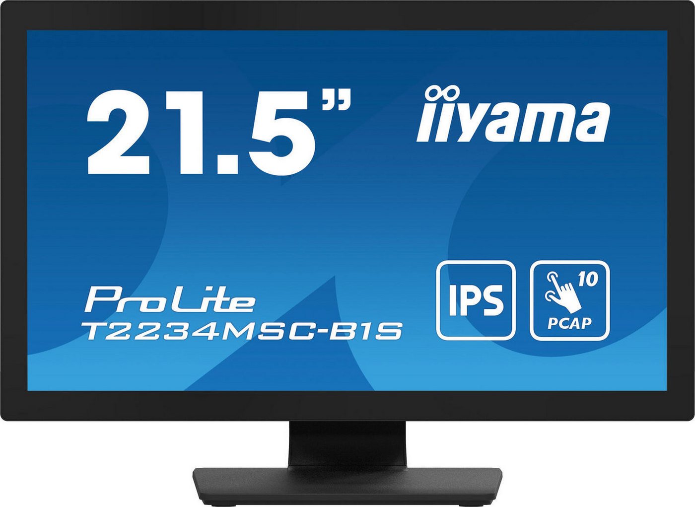 Iiyama Iiyama ProLite T2234MSC-B1S LCD-Monitor (1.920 x 1.080 Full HD, 8 ms Reaktionszeit, IPS Panel) von Iiyama