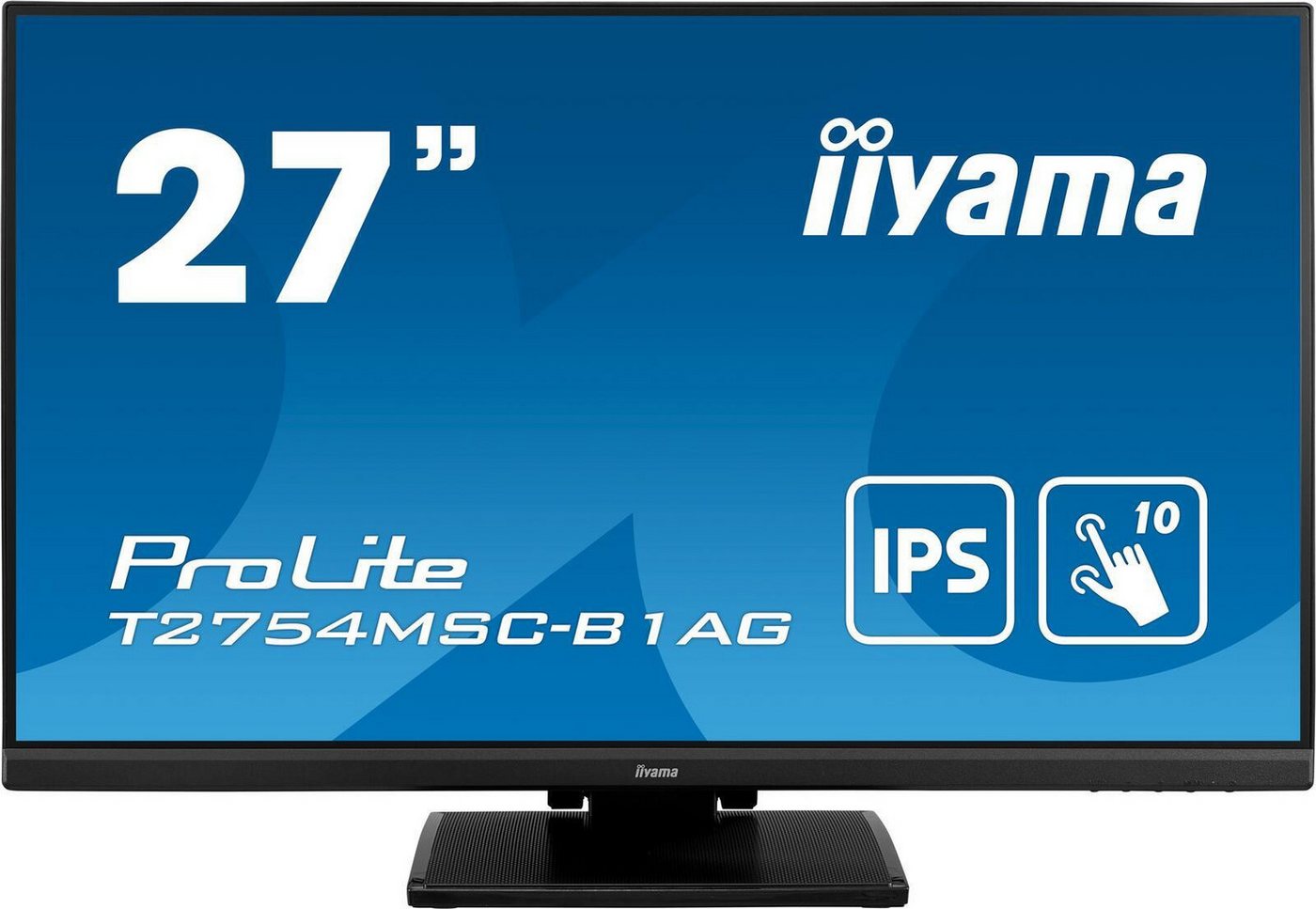 Iiyama Iiyama ProLite T2754MSC-B1AG TFT-Monitor (1.920 x 1.080 Full HD, 4 ms Reaktionszeit, 60 Hz, IPS Panel) von Iiyama
