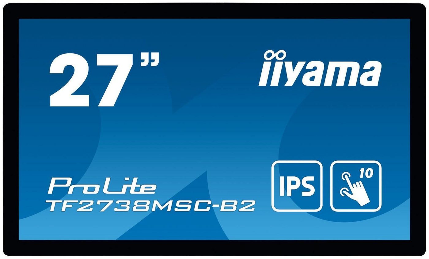 Iiyama Iiyama ProLite TF2738MSC-B2 LED-Monitor (1.920 x 1.080 Full HD, 5 ms Reaktionszeit, IPS Panel) von Iiyama