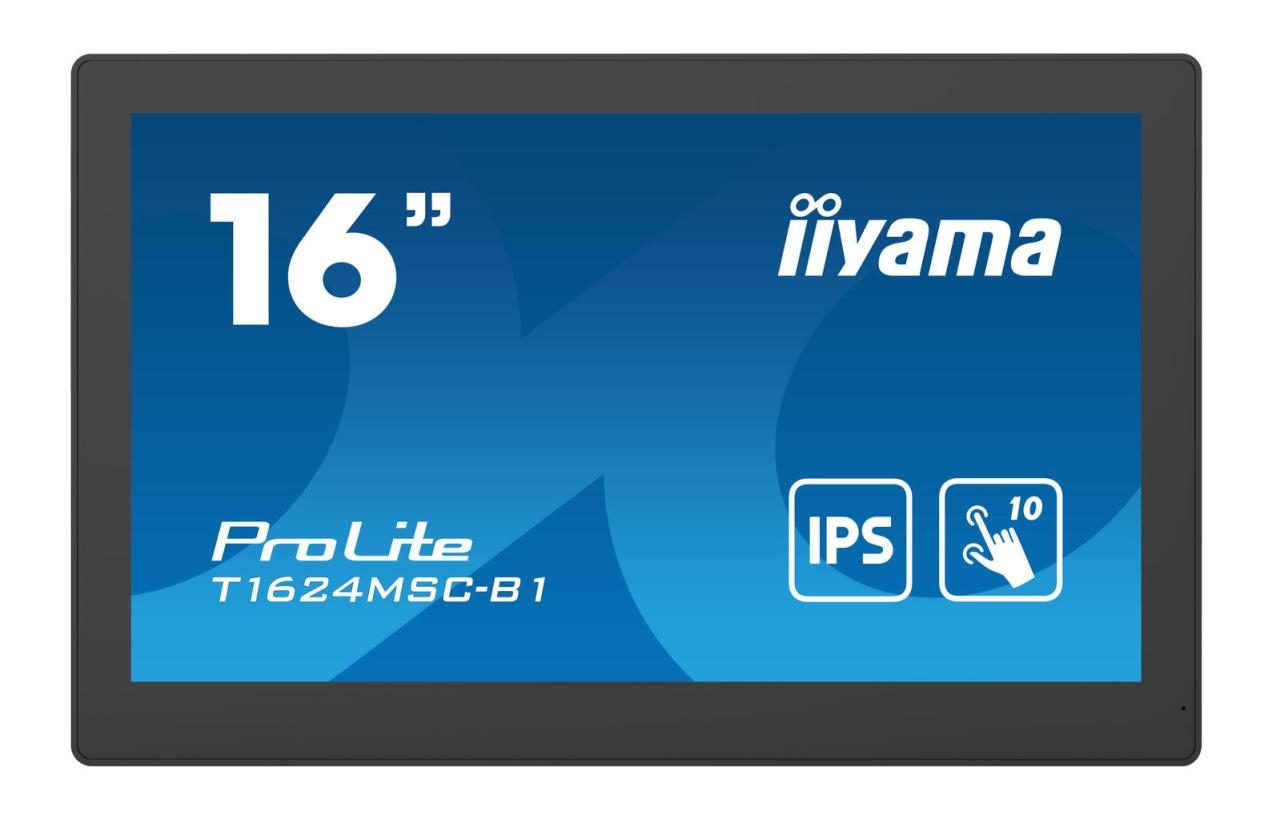 Iiyama Monitor ProLite T1624MSC-B1 Touch-LED-Display 39,5 cm (15,6") von Iiyama