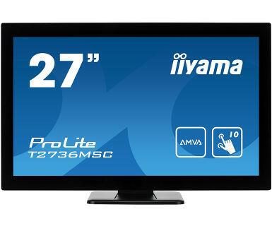 Iiyama Monitor ProLite T2736MSC-B1 Touch-LED-Display 68,6 cm (27") schwarzmatt von Iiyama