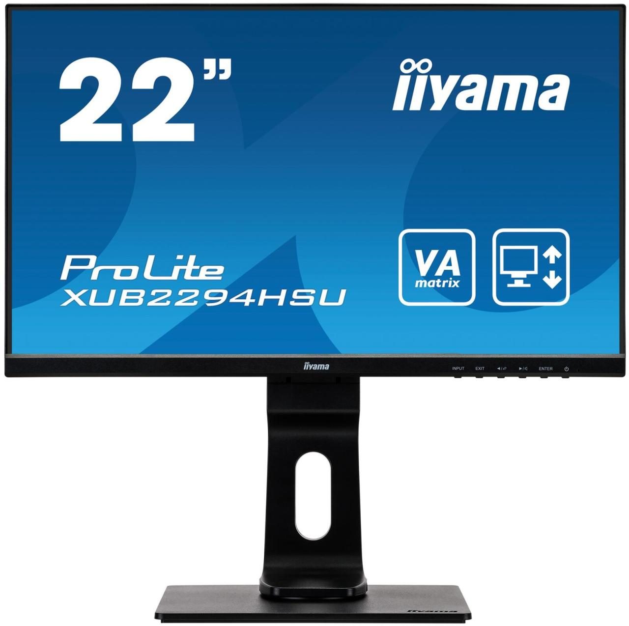 Iiyama Monitor ProLite XUB2294HSU-B1 LED-Display 54,6 cm (21,5") schwarz von Iiyama