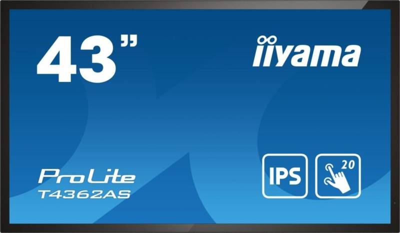 iiyama PROLITE T4362AS-B1 interaktiv Signage Display 108 cm (42,5 Zoll) 4K-UH... von iiyama