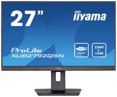Iiyama PROLITE XUB2792QSN-B5 LED-Monitor EEK E (A - G) 68.6cm (27 Zoll) 2560 x 1440 Pixel 16:9 4 ms von Iiyama
