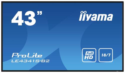 Iiyama ProLite LE4341S-B2 Digital Signage Display EEK: G (A - G) 108cm 42.5 Zoll 1920 x 1080 Pixel 1 von Iiyama