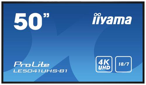 Iiyama ProLite LE5041UHS-B1 Digital Signage Display EEK: G (A - G) 127cm (50 Zoll) 3840 x 2160 Pixel von Iiyama