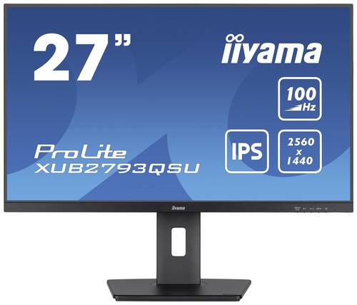 Iiyama ProLite LED-Monitor EEK E (A - G) 68.6cm (27 Zoll) 2560 x 1440 Pixel 16:9 1 ms HDMI®, Displa von Iiyama