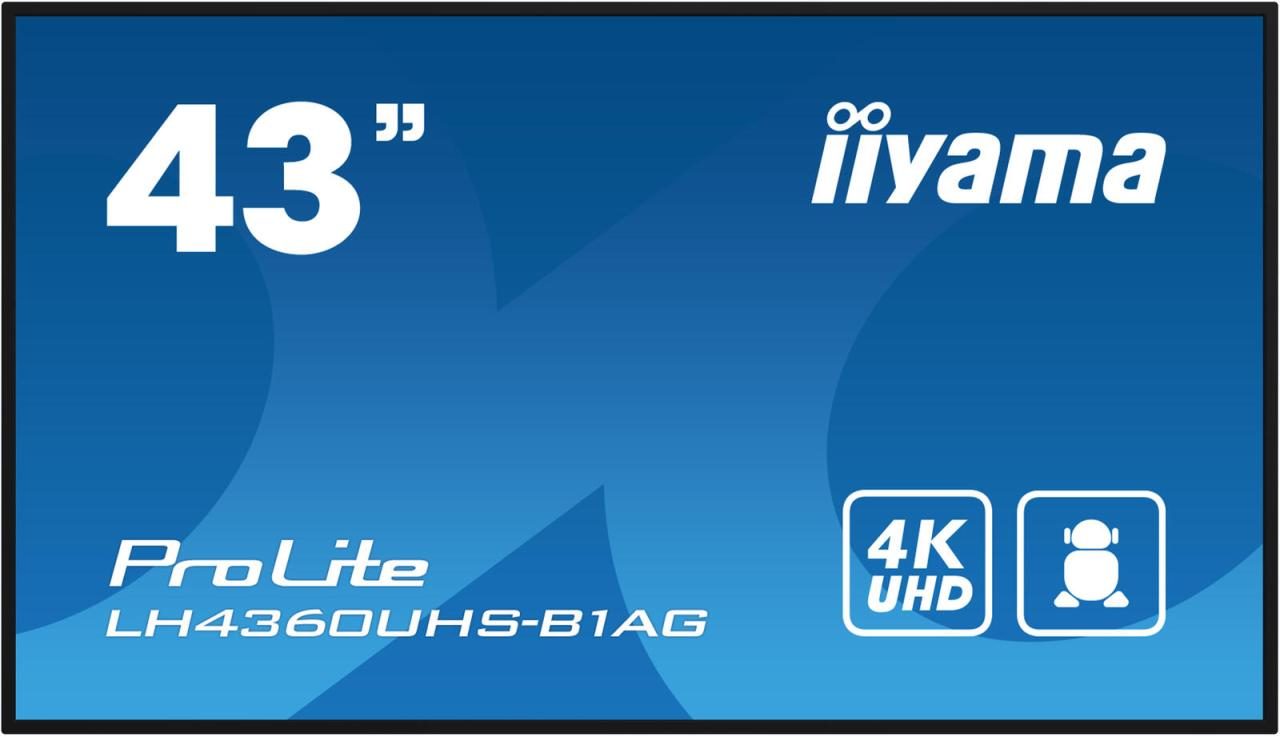 Iiyama ProLite LH4360UHS-B1AG Signage Display 108 cm (42,5 Zoll) von Iiyama