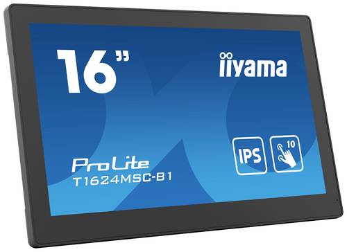 Iiyama ProLite T1624MSC-B1 Touchscreen-Monitor EEK: E (A - G) 39.6cm (15.6 Zoll) 1920 x 1080 Pixel 1 von Iiyama