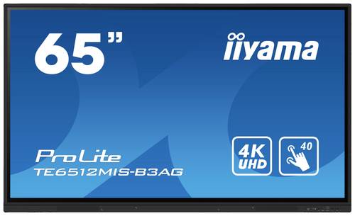 Iiyama ProLite TE6512MIS-B3AG Digital Signage Display EEK: G (A - G) 163.9cm 65 Zoll 3840 x 2160 Pix von Iiyama
