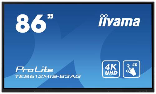 Iiyama ProLite TE8612MIS-B3AG Digital Signage Display EEK: G (A - G) 217.4cm 85.6 Zoll 3840 x 2160 P von Iiyama