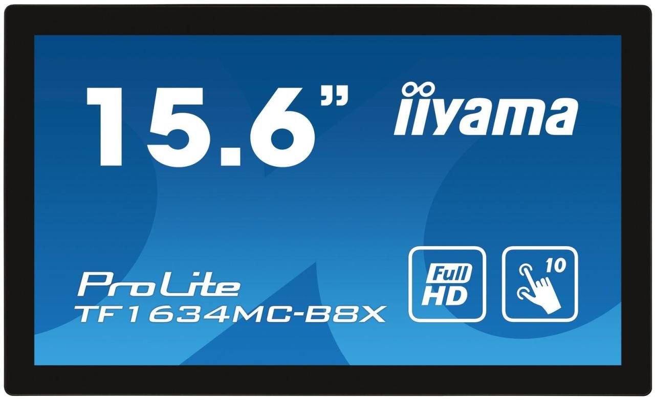 iiyama ProLite TF1634MC-B8X Touch-Monitor 39,5 cm (15,6 Zoll) von iiyama