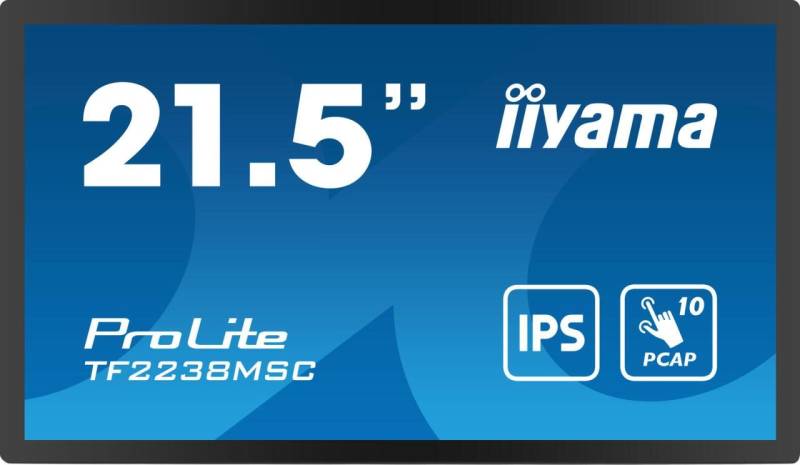 Iiyama ProLite TF2238MSC-B1 Touch-Monitor 54.5 cm (21.5") von Iiyama
