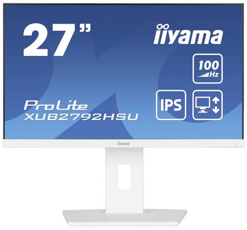 Iiyama ProLite WHITE ETE LED-Monitor EEK E (A - G) 68.6cm (27 Zoll) 1920 x 1080 Pixel 16:9 0.4 ms HD von Iiyama