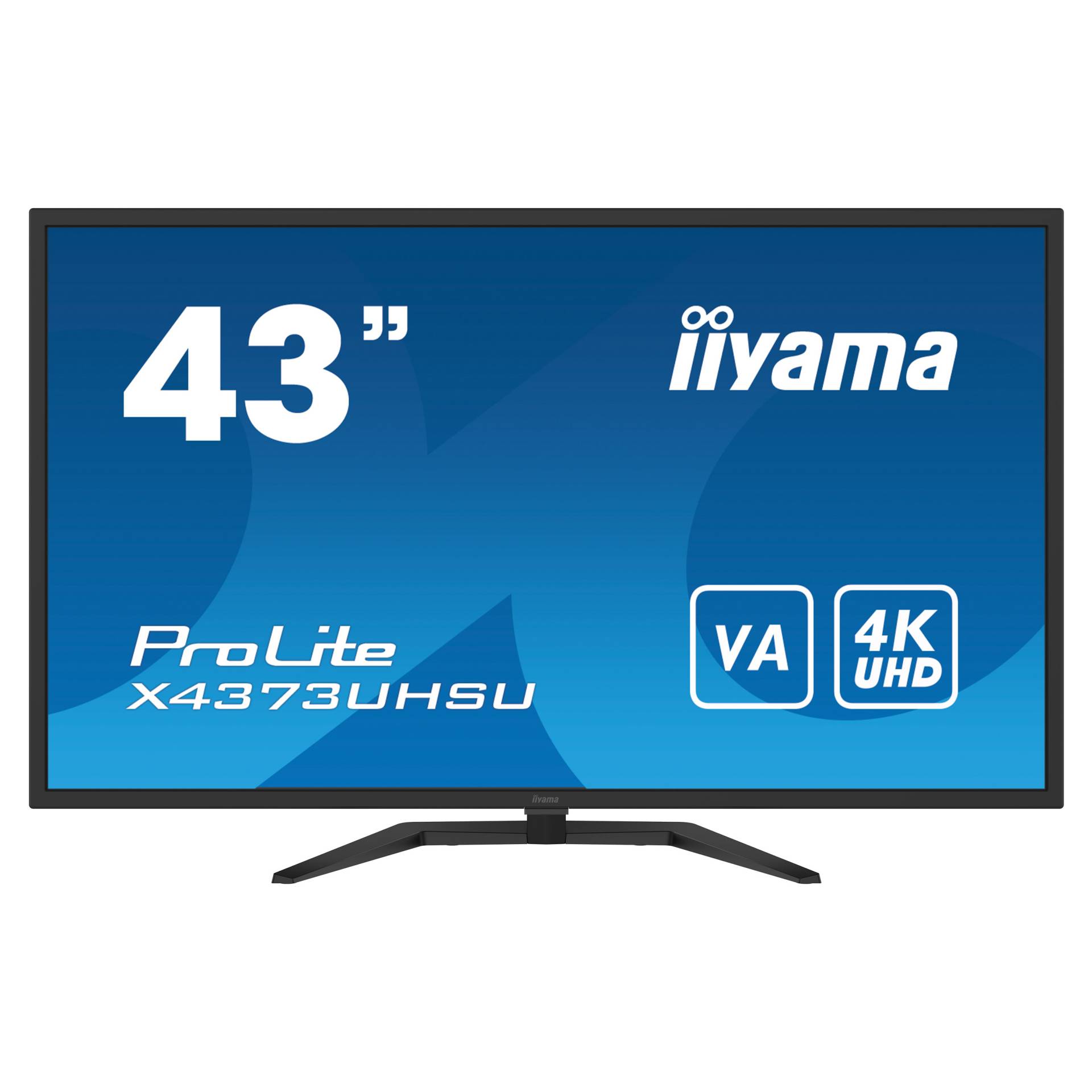 Iiyama ProLite X4373UHSU-B1 Office Monitor - 108 cm (43 Zoll), 4K-UHD, DisplayPort In/Out von Iiyama