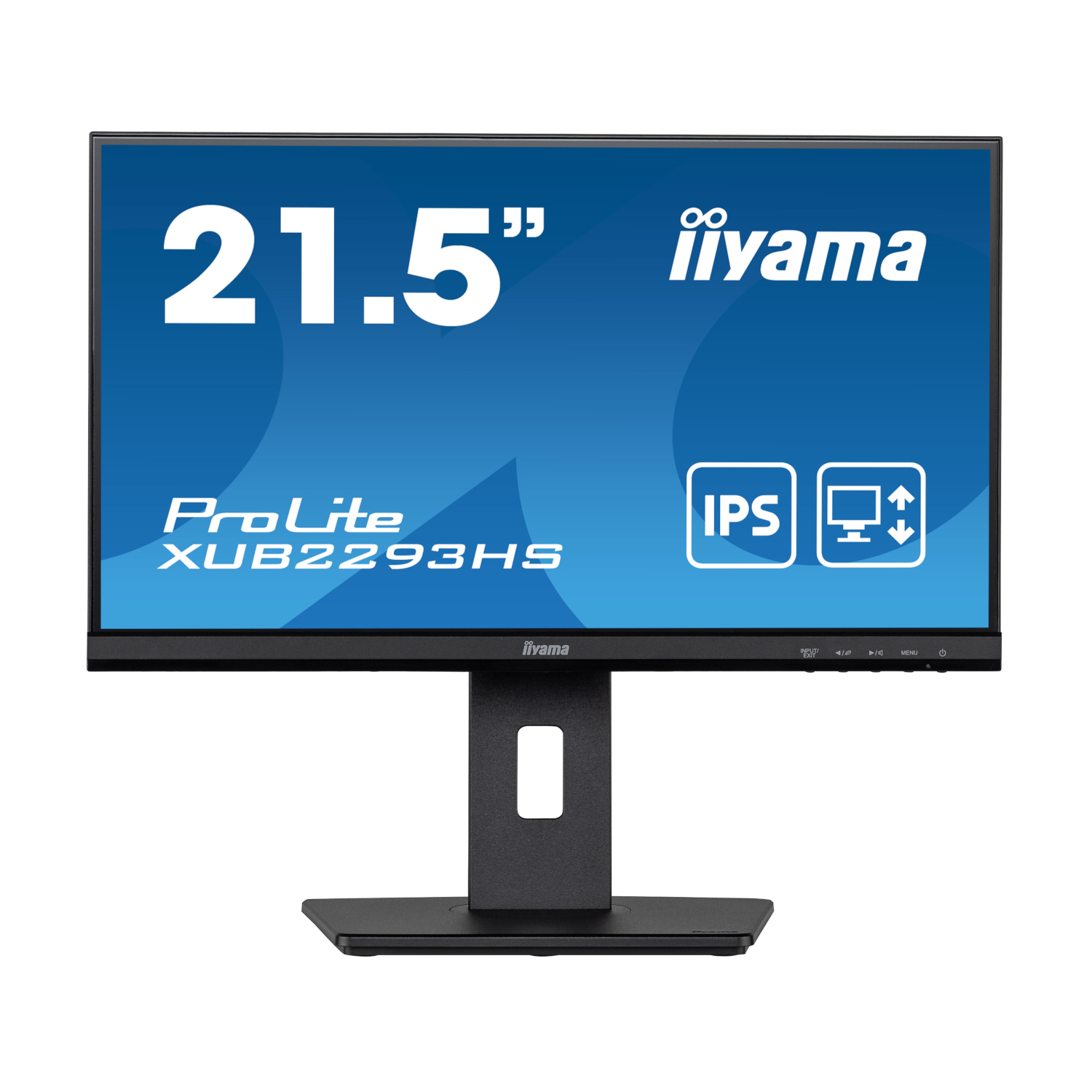 Iiyama ProLite XUB2293HS-B5 Full-HD Monitor - IPS, Pivot, USB von Iiyama