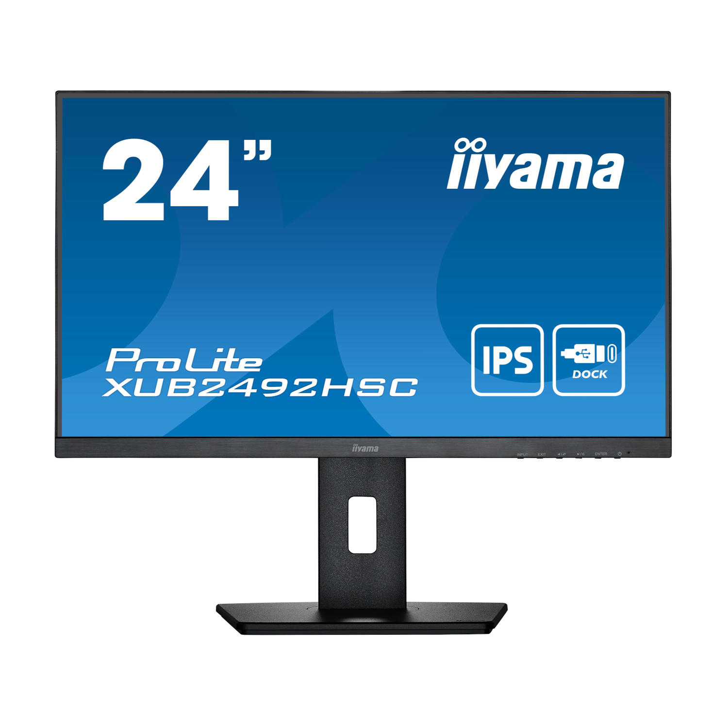 Iiyama ProLite XUB2492HSC-B5 Full-HD Monitor - IPS, Pivot, USB-C von Iiyama