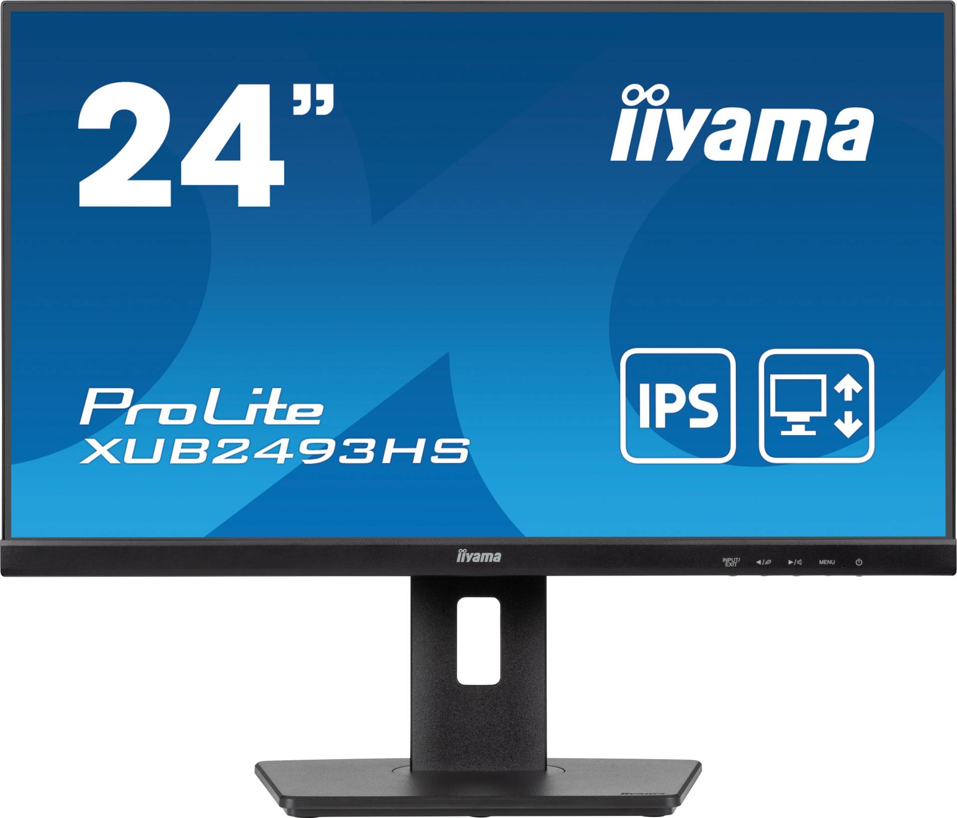 Iiyama ProLite XUB2493HS-B6 Full-HD Monitor - IPS, Pivot, USB von Iiyama