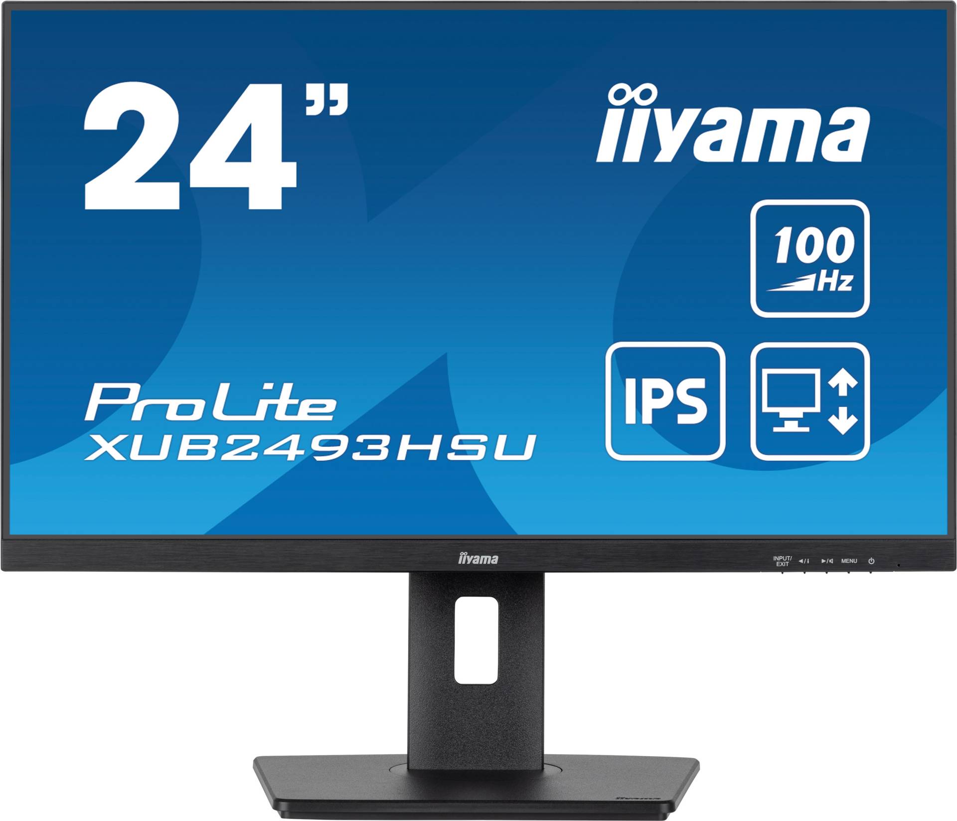 Iiyama ProLite XUB2493HSU-B6 - 60,5 cm (23,8") IPS-Panel, Höhenverstellung von Iiyama