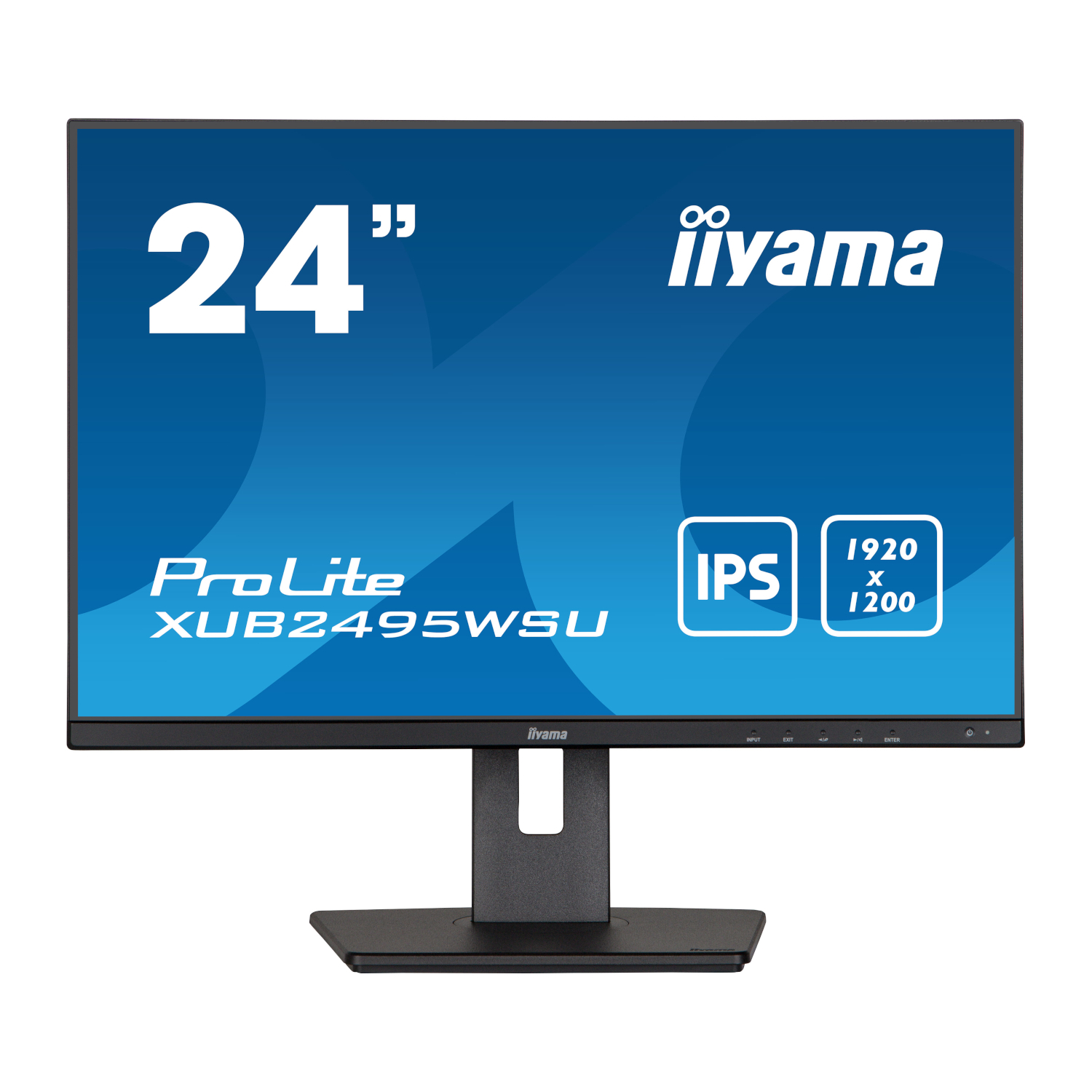 Iiyama ProLite XUB2495WSU-B5 Full-HD Monitor - IPS, Pivot, USB von Iiyama