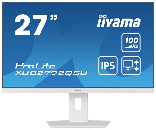 Iiyama ProLite XUB2792QSU-W6 LCD-Monitor EEK F (A - G) 68.6cm (27 Zoll) 2560 x 1440 Pixel 16:9 0.4 m von Iiyama