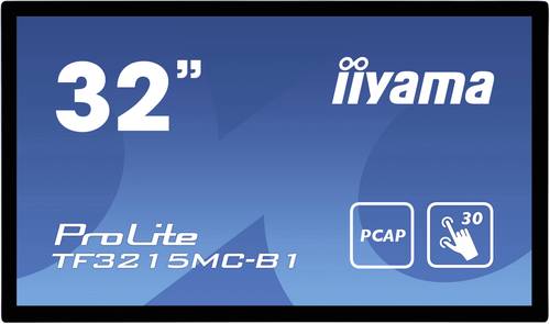 Iiyama Prolite TF3215MC-B1 Touchscreen-Monitor EEK F (A - G) 80cm (31.5 Zoll) 1920 x 1080 Pixel 16:9 von Iiyama