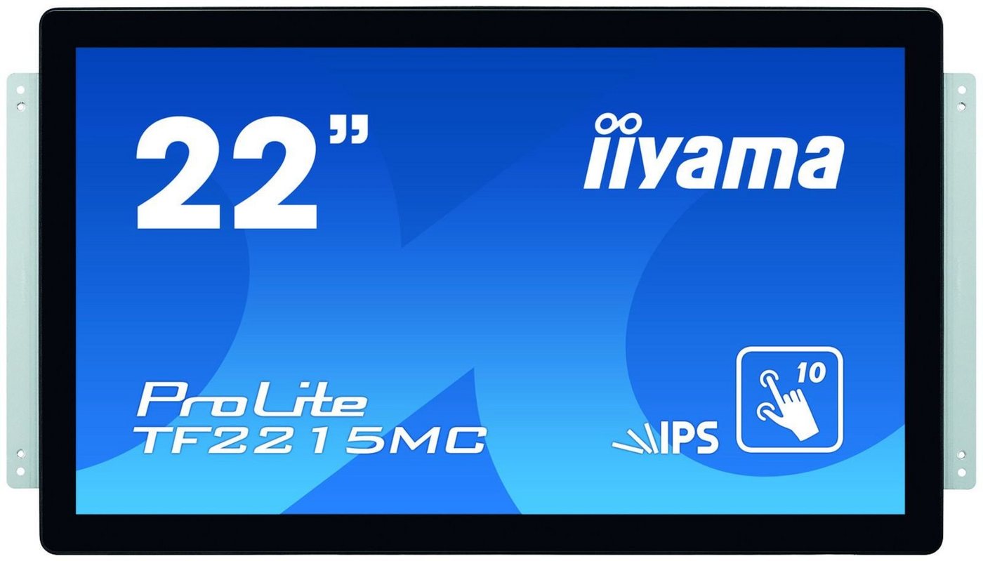 Iiyama TF2215MC-B2 55.9CM 22IN IPS TFT-Monitor (1920 x 1080 px, Full HD, 14 ms Reaktionszeit, IPS, Touchscreen, Eingebautes Mikrofon, HDCP, Kopfhörerbuchse) von Iiyama