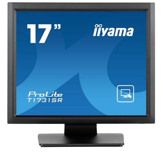 Iiyama TFT T1731SR-B1S 43cm Touchscreen LED-Monitor - 43,20cm (17) - 1280x1024 - DP,HDMI,VGA - Flachbildschirm (TFT/LCD) - schwarz [Energieklasse E] (T1731SR-B1S) von Iiyama