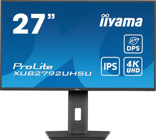 Iiyama TFT XUB2792UHSU 68.4cm (27) Flachbildschirm (TFT/LCD) - 3840x2160 -HDMI - DP - 3xUSB (XUB2792UHSU-B6) von Iiyama
