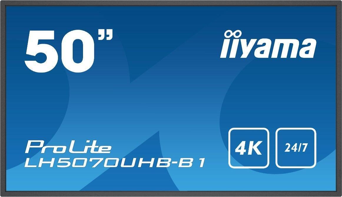 Iiyama Ultra Slim Line LH5070UHB-B1 Signage Display 125,7 cm (49,5 Zoll) von Iiyama