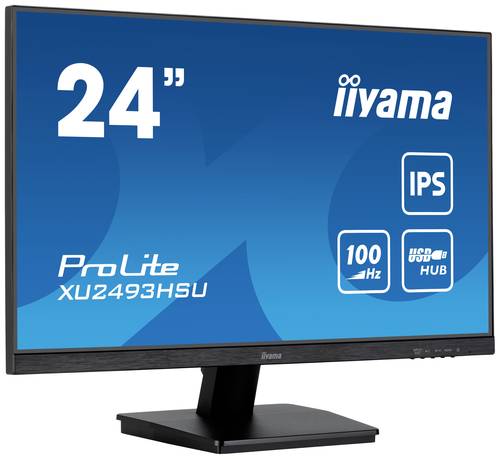 Iiyama XU2493HSU-B6 LED-Monitor EEK E (A - G) 61cm (24 Zoll) 1920 x 1080 Pixel 16:9 1 ms HDMI®, Dis von Iiyama